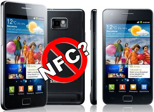 Kommer Samsung Galaxy S2 ha stöd för NFC?