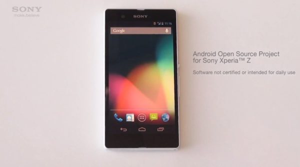 Sony skapar projekt med original-Android för Xperia Z Sony skapar projekt med original-Android för Xperia Z