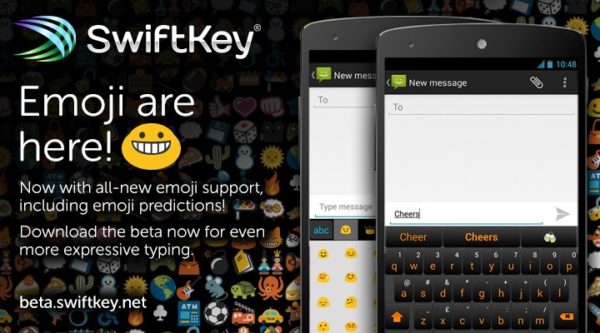 Beta av SwiftKey med inbyggt emoji-stöd nu tillgänglig