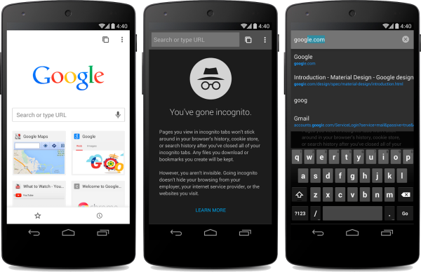 Chrome Beta uppdateras med ”Material Design”