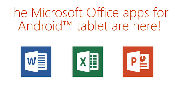 Microsoft Office för Androidplattor släpps i skarp version