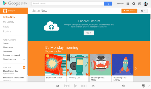 Nu kan vi lagra 50 000 låtar gratis på Google Play Music