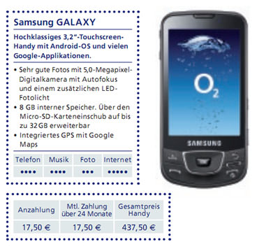 Samsung Galaxy - Abonnemang