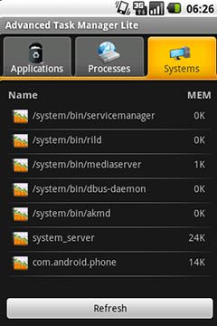 Advanced Task Manager Lite - Systems