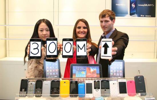 Samsung har sålt 300 miljoner mobiler 2011 [Notis]