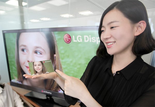 LG presenterar 5-tumsskärm med 1080p-upplösning för mobiler