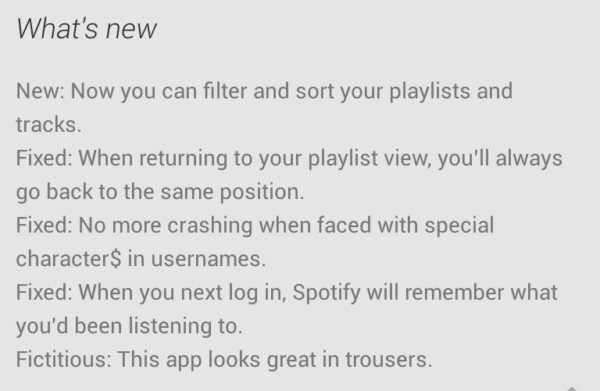 spotify-changelog