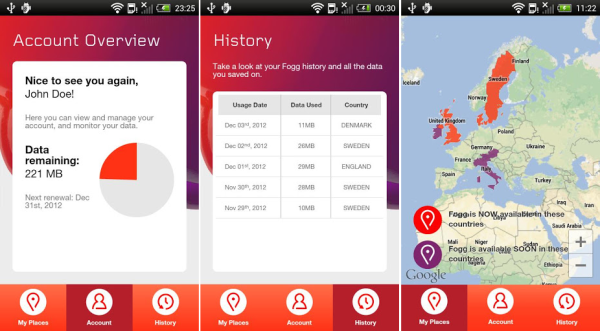 fogg-for-android-screenshots