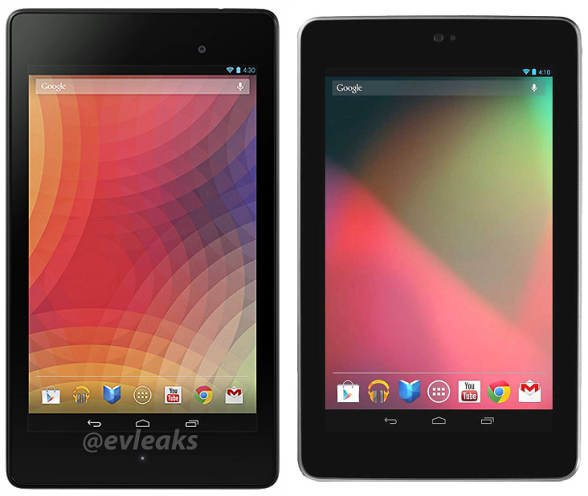 Första Nexus 7 till höger