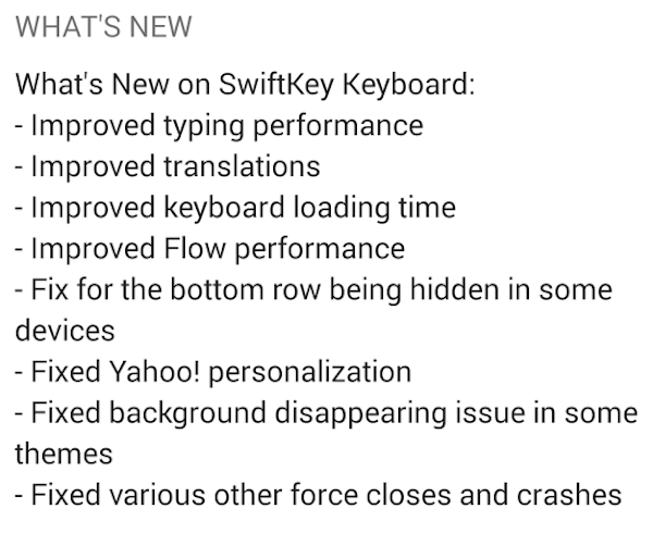 swiftkey-changelog